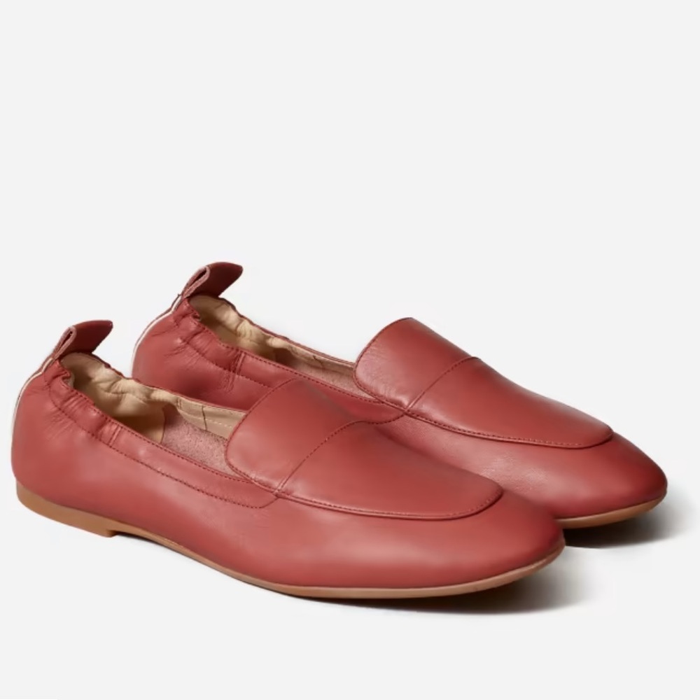 EUC Everlane Day Loafer in Dark Rose